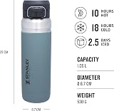 Stanley 1913 Quick Flip 1.06L Stainless Steel Water Bottle Cold 18h Leakproof view 2