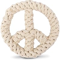 Harry Barker Rope Peace Dog Toy, Large