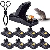 Mouse Trap, 8 Pack Mouse Traps Indoor and Outdoor, Reusable Mice Traps for Small Mice and Mouse, Sensitive, Safe and Effectiv