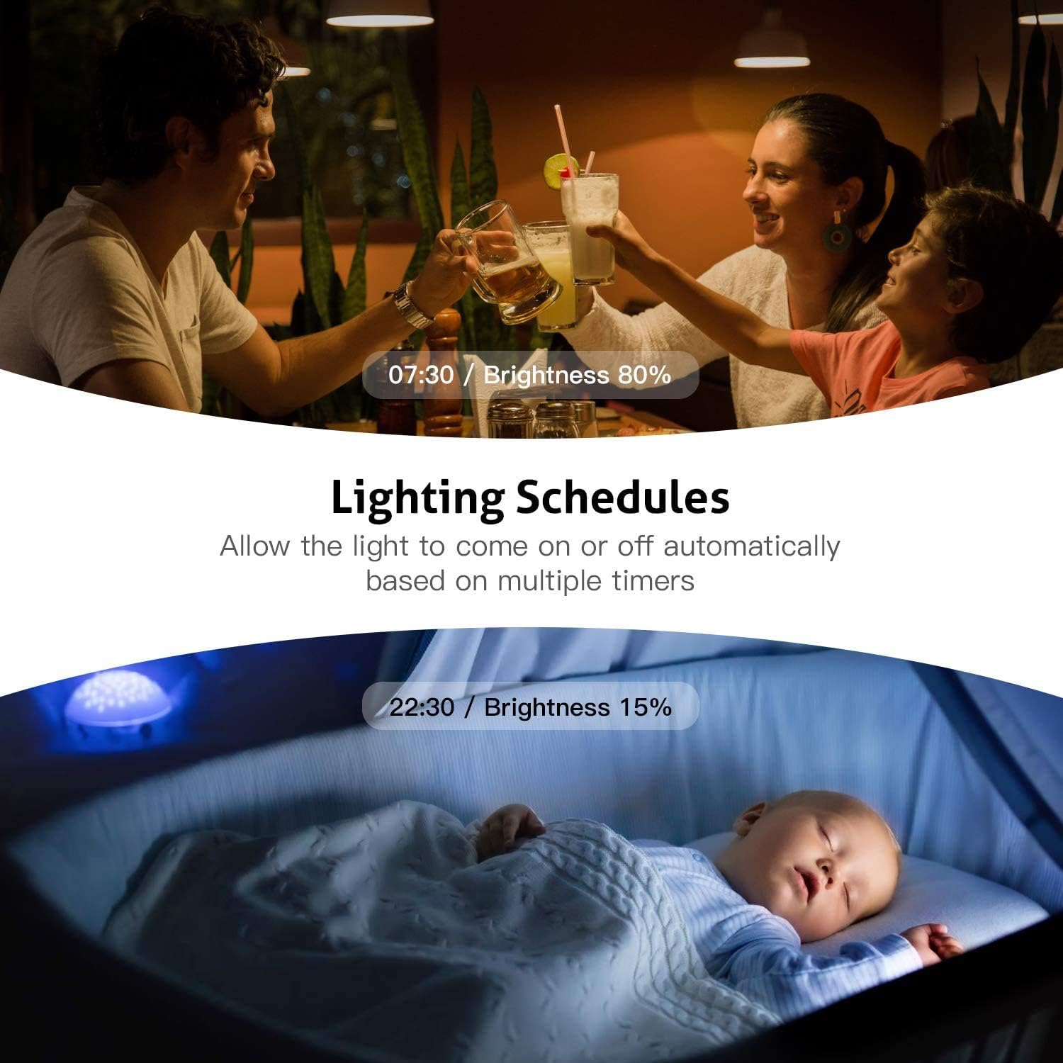 Smart Light Switch Treatlife Dimmer Light Switch, 4 Pack, Works with Alexa and Google Assistant, Neutral Wire Needed, 2.4Ghz Wi-Fi, Schedule, Remote Control, Single Pole, ETL and FCC Listed - - 