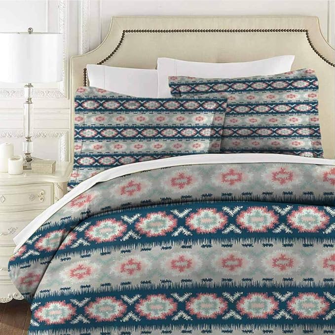 Aztec California King Size Sheet Set3 Piece Set,Bedding Set Bedding