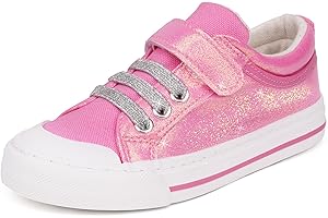 Toandon Kids Adorable Fashion High Top Casual Canvas Sneakers