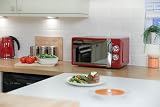 Russell Hobbs RHMM701R 17L 700W Red Solo Microwave with 5 Power Levels view 4