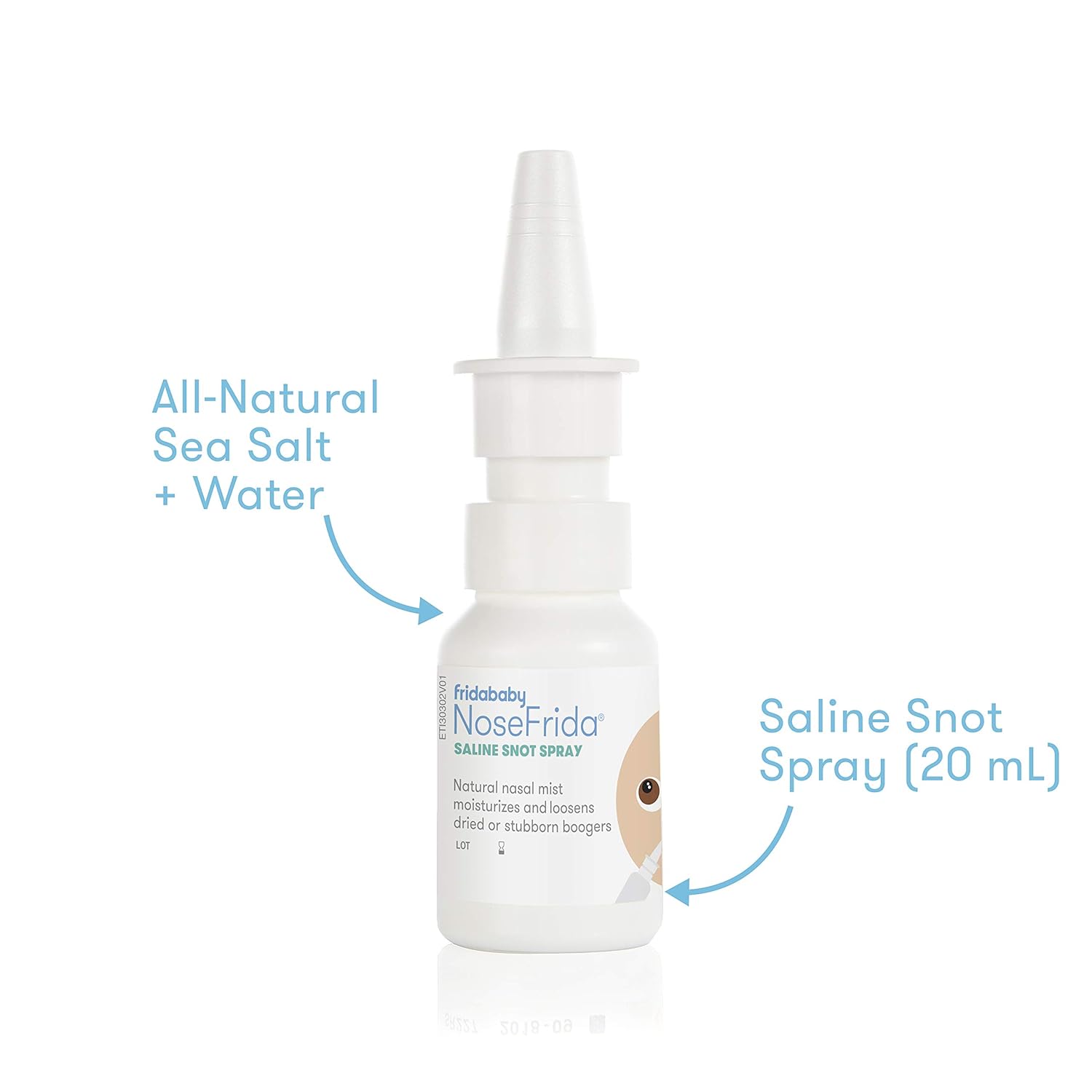 NoseFrida All-Natural Saline Nasal Snot Spray by Frida Baby : Baby