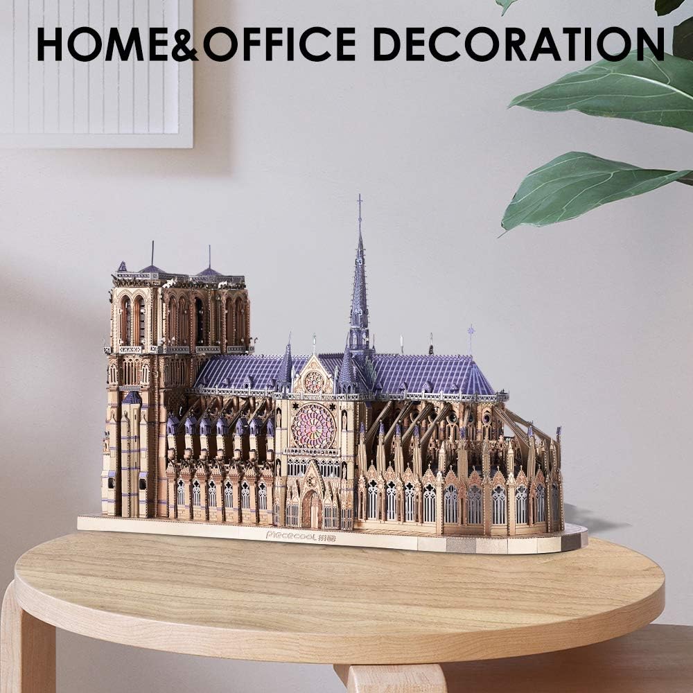 Piececool 3D Puzzle Metal Notre Dame de Paris - Image 5