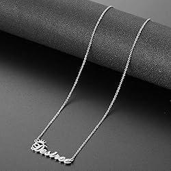 Custom Silver Name Necklace Personalized for