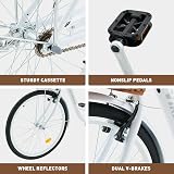 Viribus Vintage Ladies Bike 26 Inch Dutch Style City Bicycle with Basket view 7