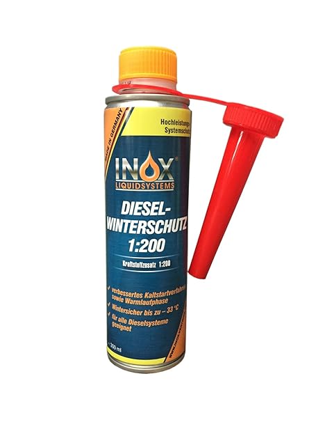 INOX® Diesel Winterschutz 1:200 Additiv - Dieselzusatz für alle Dieselsysteme - 250ml