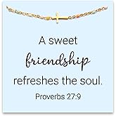 STORYJEWELLERY Christian Gifts for Women, Religious Confirmation and Baptism Gifts, Cross Bracelet for Women, Easter Gift, Encouragement Presents, Christian Jewelry