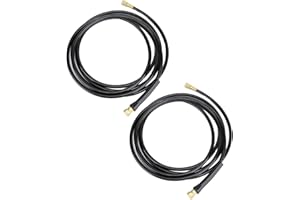 AKLOSIPY 16ft Marine Hydraulic Steering Hose Kit HO5116 for Teleflex Systems, Rubber & Brass, Easy Installation, Enhanced Eff