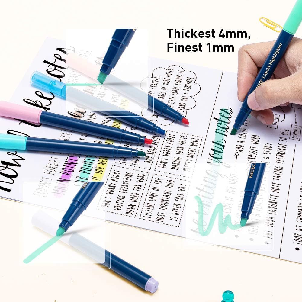 Highlighters, Pack of 24, Chisel Tip Highlighter Markers, Assorted Colors Bible Highlighter Pen for Home, School, Office (12 Pastel & 12 Fluorescent) : Office Products