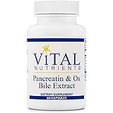 Vital Nutrients - Pancreatin and Ox Bile Extract - Natural Digestive Enzyme Supplement Suitable for Men and Women - Helps Bre