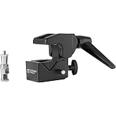 Tether Tools Rock Solid Master Clamp, 0.5-2.1" Range | Heavy-Duty All-Metal Construction | Secure Versatile Mounting | Professional-Grade Durability | Wedge Insert