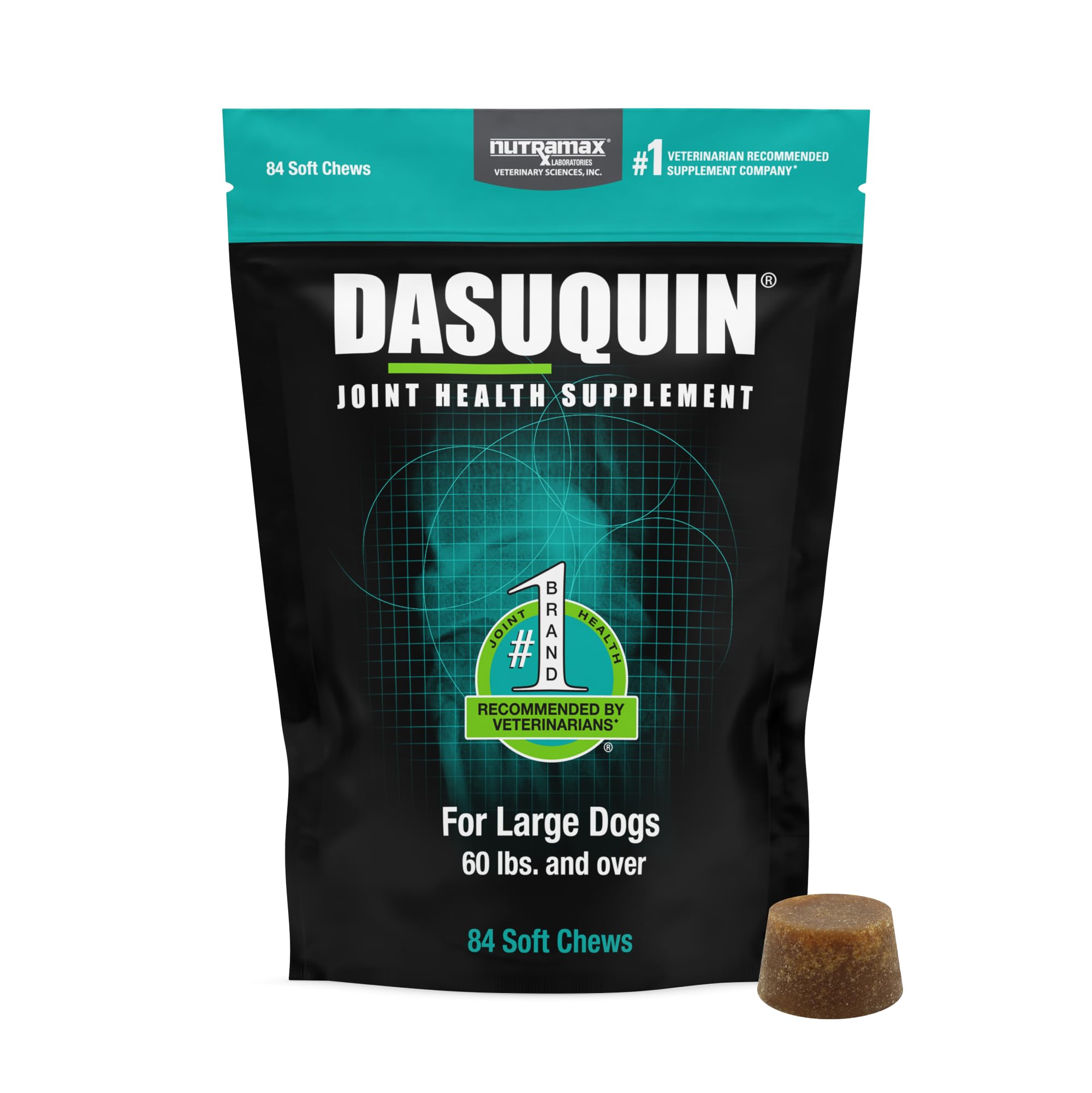 Photo 1 of **** BB 3/ 2027**** Nutramax Dasuquin for Large Dogs, Joint Health Supplement, Contains Glucosamine for Dogs, Plus Chondroitin, ASU and More, Supports Healthy Joints, Soft Chews, 84 Count