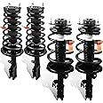 KUIPERAUTO Front and Rear Complete Shock Strut Spring Assembly 171490 171491 171492 171493 Compatible for 2002 2003 Toyota Camry/Lexus ES300(Set of 4)