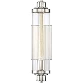 Savoy House 9-16000-1-109 Pike Wall Sconce, 1-Light 60 Watts, Polished Nickel