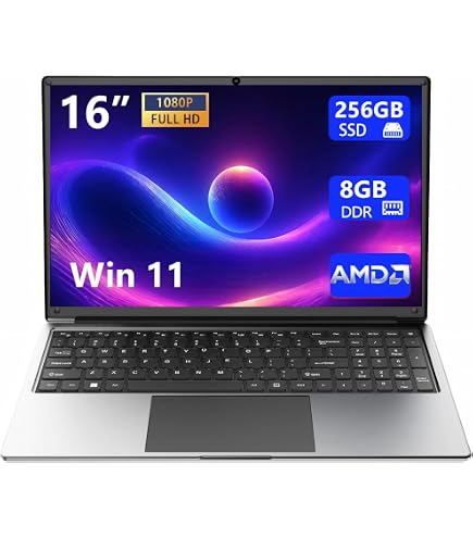 Amazon.com: Exilapsire 16 inch Laptop Computer,8GB RAM 256GB SSD