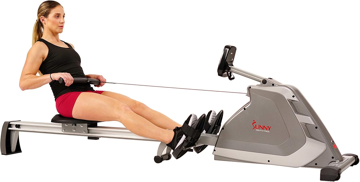 Sunny Health & Fitness máquina de Remo magnética con Alta ...
