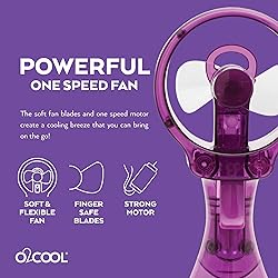 O2COOL Deluxe Handheld Battery Powered Water