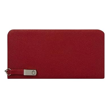 Rasm Lifestyle Synthetic Zip Magnet Maroon Womens Wallet
