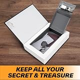 Ohuhu Book Safe w/ Combination Lock, Real Paper Diversion Secret Money Box view 5