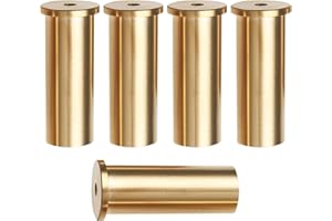 Be In Your Mind 5pcs Golf Club Weight Head Brass Shaft Tip Weights Weight Head Accessories Suitable for Steel Wood Steel Iron Shafts (2/4/6/8/10g)