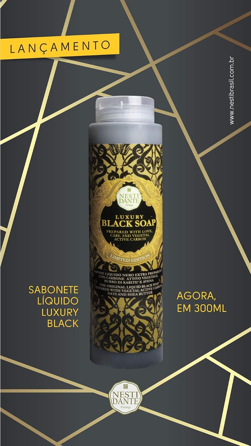 Nesti Dante Luxury Black Soap Shower Gel 300 ml, 300 ml (Pack of 1) - Image 3