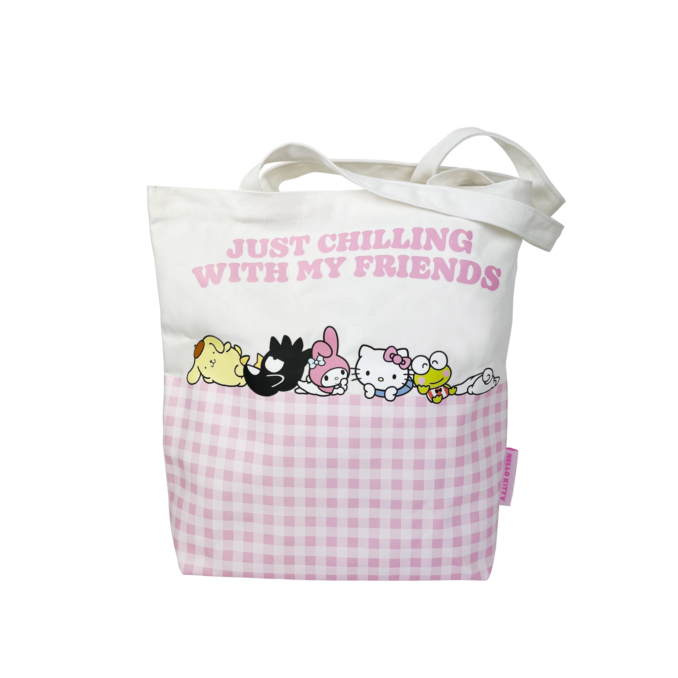 Blueprint Collections Hello Kitty Canvas Tote Bag | 36 x 37 cm Reusable Book & Shopping Bag | Cute Shoulder Tote | Hello Kitty Gifts & Stationery