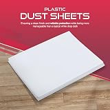 Haltons White LDPE Dust Sheets 6 Pack 3.6x2.7m 7µm Durable Plastic view 2