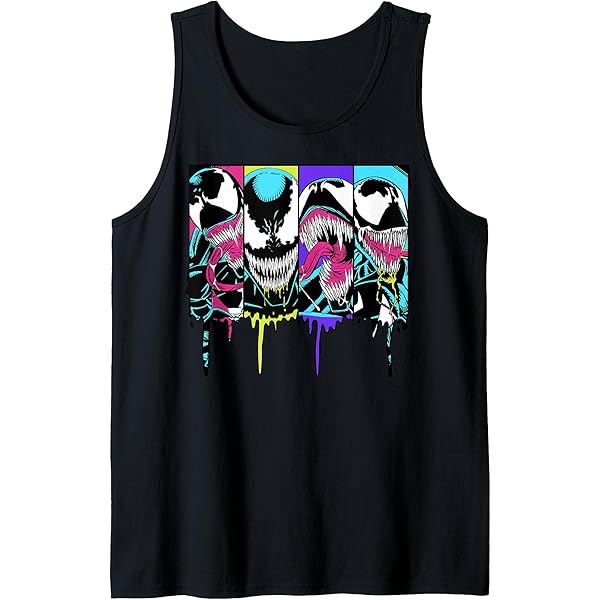 Marvel Universe Venom - Camiseta De Manga Corta Para Hombre, Negro