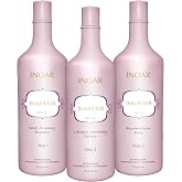 Inoar BotoHair Collagen Smoothing System with Keratin, Deep Cleansing Shampoo, Collagen Smoothing System &amp; Reconstructor Balm, 33.8 fl oz Each
