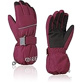 Century Star Kids Waterproof Warm Winter Ski Gloves for Boys & Girls - Sport Mittens