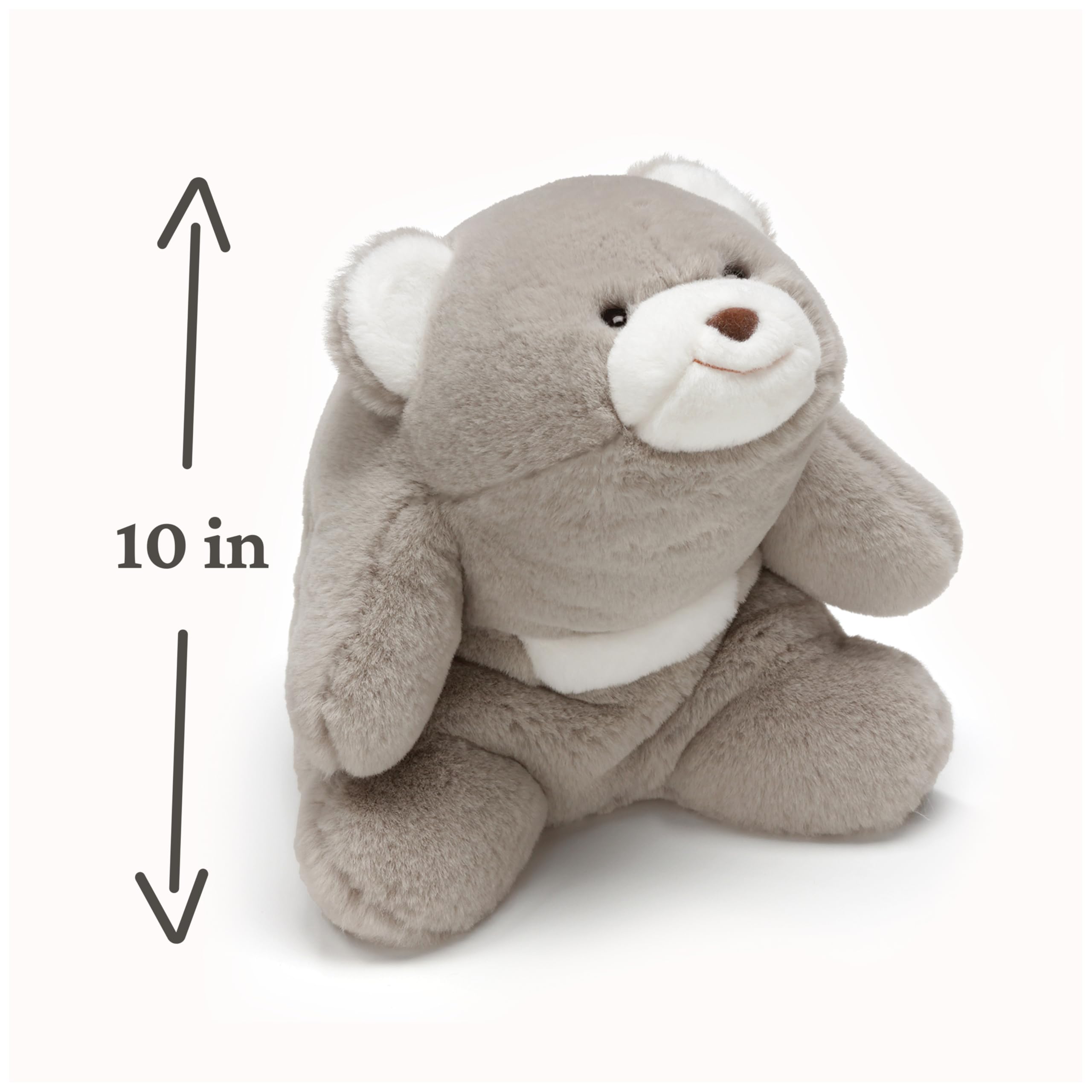 GUND Original Snuffles Teddy Bear, Premium Stuffed Animal for Ages 1 and Up, Gray, 10”