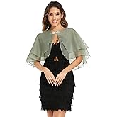 Women's Sheer Tencel Shawls and Wraps for Evening Dresses Soft Wedding Cape Lightweight Bridesmaid Scarves Cover Up