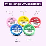 Meglio Hand Therapy Putty - 5 Color Coded Strength Training Tubs view 3