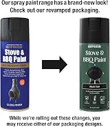 Rust-Oleum Stove & BBQ Spray Paint Black Matt 400ml High Temp view 4