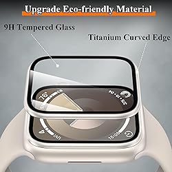 YMHML 2 Pack for Apple Watch Screen Protector 41mm