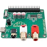 Raspberry Pi HiFi DAC HAT PCM5122 DAC HAT Audio Card Expansion Board for Raspberry Pi 4, 3 B+, 3 B, 2, B+, Pi Zero/Zero W