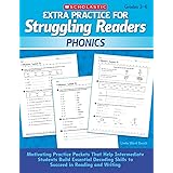 Extra Practice for Struggling Readers: Phonics: Motivating Practice Packets That Help Intermediate Students Build Essential D