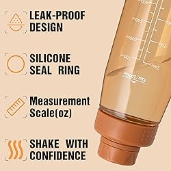 Edmyre Water Bottle 32oz, clear water bottle with