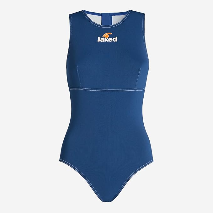 Jaked Women's Water Polo ONE Piece (30, Blue Navy) Clothing