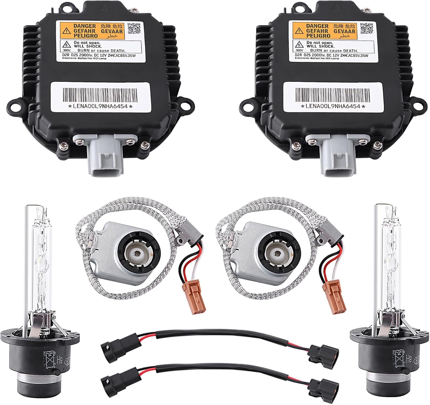 Photo 1 of BULIAZY 2 Sets 28474-89904 HID Xenon Headlight Ballast w/ Igniter & D2S Bulb for Nissan Altima, 350Z, Maxima, Murano, Rogue,for Infiniti G35, G37, FX35- Replaces 28474-8991A 28474-89907 NZMNS111LANA