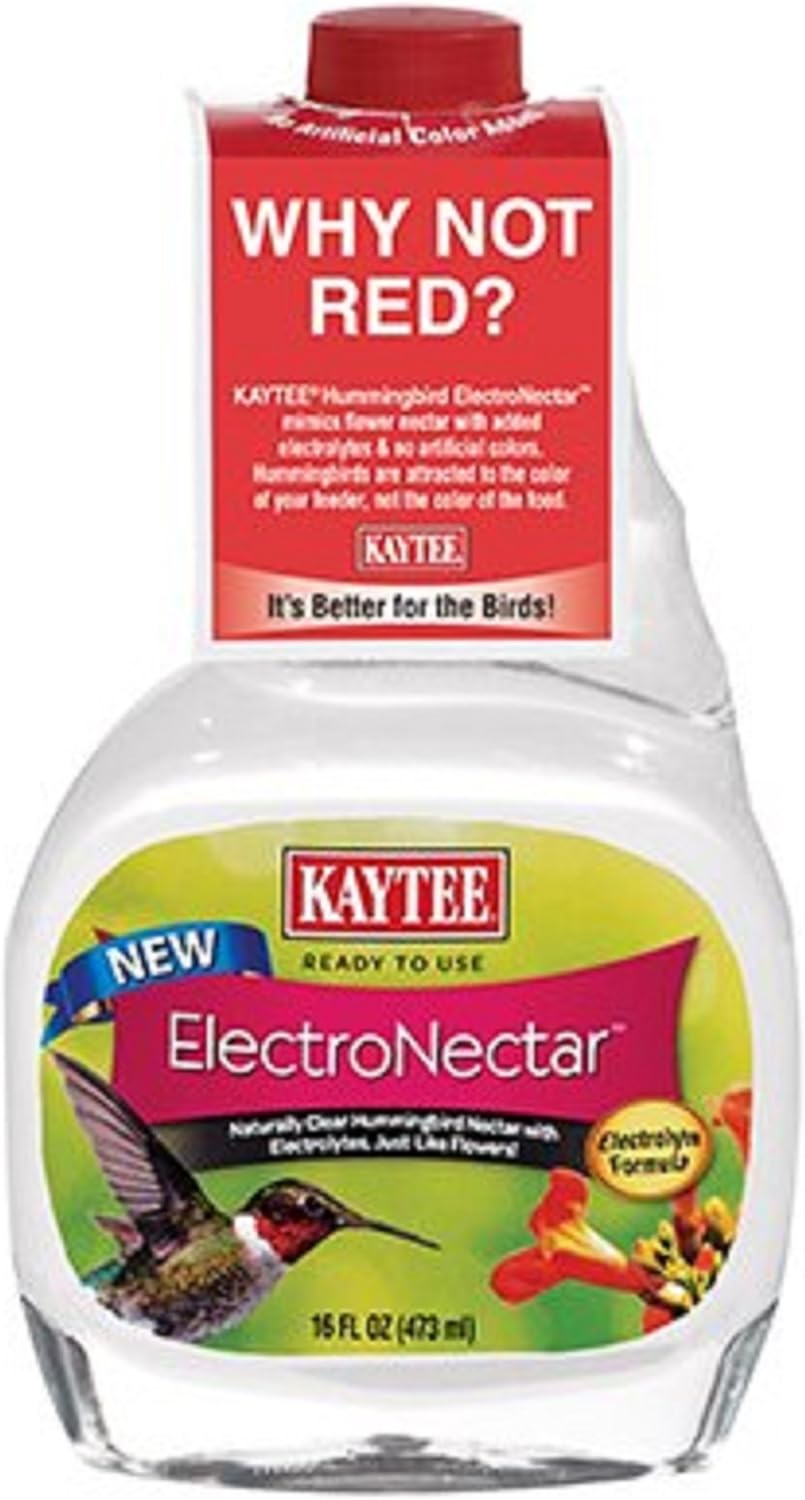 Kaytee 100506148 Ready to Use Hummingbird ElectroNectar, 64 Ounces, Clear: Pet Supplies