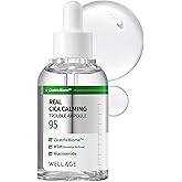 WELLAGE Real Cica Calming Trouble Ampoule - Korean Skincare Soothing Serum, Madecassoside Centella Asiatica Panthenol Niacinamide, Relief Redness, Sebum Control, Improves Blemishes, 1.69 fl.oz.