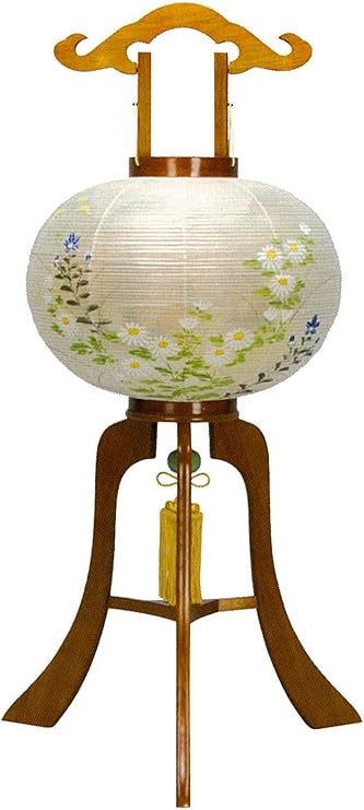 保障できる 盆ちょうちん 盆提灯 行灯 萩の香 大11号 絹二重絵入 おしゃれ 超美品 Www Pictoaplicaciones Com