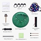 Musfunny 6 Inch Steel Tongue Drum 8 Notes C Major with Bag Drums for Kids view 2