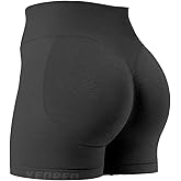 YEOREO SoftHue Workout Shorts Womens Scrunch Butt Lifting 4.5" Seamless Gym Clorisy Running Shorts