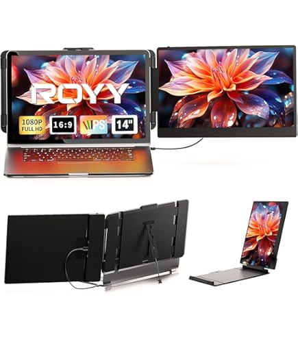 NexPad USB-C Portable Monitor for Laptop. 12 inch FHD 1080P IPS