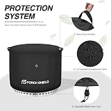 Porch Shield UV-Resistant Solo Stove Bonfire Cover 22" Waterproof Black view 4