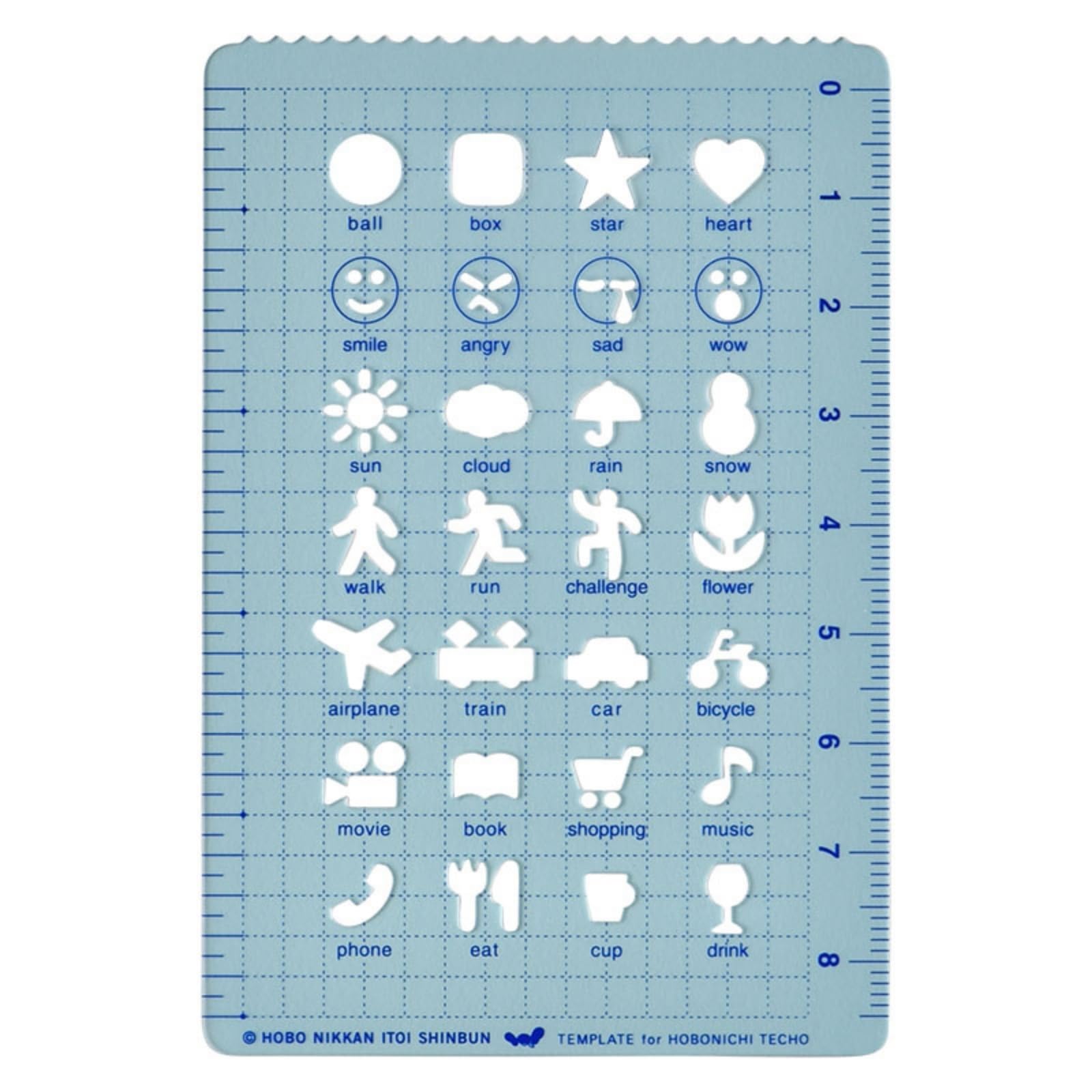 Hobonichi Template Activity Hobonichi Notebook Original Stationery Notebook Accessories, Japan Import